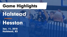 Halstead  vs Hesston  Game Highlights - Jan. 11, 2018