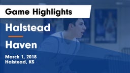 Halstead  vs Haven  Game Highlights - March 1, 2018