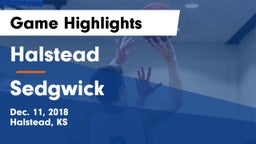 Halstead  vs Sedgwick Game Highlights - Dec. 11, 2018