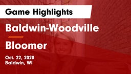 Baldwin-Woodville  vs Bloomer Game Highlights - Oct. 22, 2020