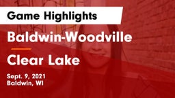 Baldwin-Woodville  vs Clear Lake  Game Highlights - Sept. 9, 2021