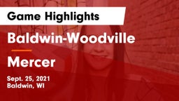 Baldwin-Woodville  vs Mercer Game Highlights - Sept. 25, 2021