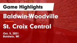 Baldwin-Woodville  vs St. Croix Central  Game Highlights - Oct. 5, 2021