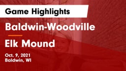 Baldwin-Woodville  vs Elk Mound Game Highlights - Oct. 9, 2021