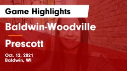 Baldwin-Woodville  vs Prescott  Game Highlights - Oct. 12, 2021