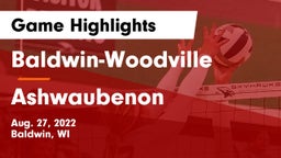 Baldwin-Woodville  vs Ashwaubenon  Game Highlights - Aug. 27, 2022