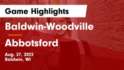 Baldwin-Woodville  vs Abbotsford  Game Highlights - Aug. 27, 2022