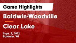 Baldwin-Woodville  vs Clear Lake  Game Highlights - Sept. 8, 2022