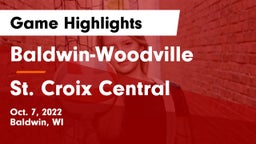 Baldwin-Woodville  vs St. Croix Central  Game Highlights - Oct. 7, 2022