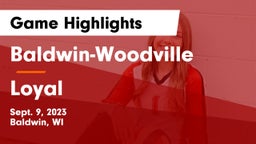 Baldwin-Woodville  vs Loyal  Game Highlights - Sept. 9, 2023