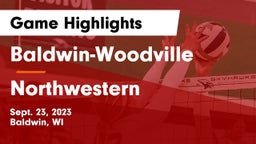 Baldwin-Woodville  vs Northwestern  Game Highlights - Sept. 23, 2023