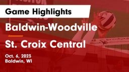 Baldwin-Woodville  vs St. Croix Central  Game Highlights - Oct. 6, 2023