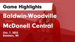 Baldwin-Woodville  vs McDonell Central  Game Highlights - Oct. 7, 2023