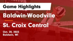 Baldwin-Woodville  vs St. Croix Central  Game Highlights - Oct. 20, 2023