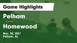 Pelham  vs Homewood  Game Highlights - Nov. 30, 2021