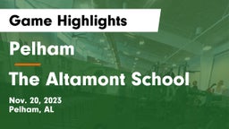 Pelham  vs The Altamont School Game Highlights - Nov. 20, 2023