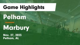 Pelham  vs Marbury  Game Highlights - Nov. 27, 2023