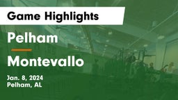 Pelham  vs Montevallo  Game Highlights - Jan. 8, 2024