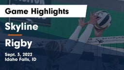 Skyline  vs Rigby  Game Highlights - Sept. 3, 2022