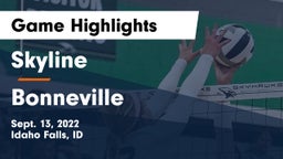 Skyline  vs Bonneville Game Highlights - Sept. 13, 2022