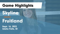 Skyline  vs Fruitland Game Highlights - Sept. 16, 2023