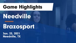 Needville  vs Brazosport  Game Highlights - Jan. 23, 2021