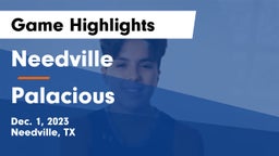 Needville  vs Palacious Game Highlights - Dec. 1, 2023