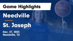 Needville  vs St. Joseph Game Highlights - Dec. 27, 2023