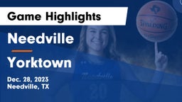 Needville  vs Yorktown Game Highlights - Dec. 28, 2023