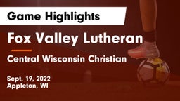 Fox Valley Lutheran  vs Central Wisconsin Christian  Game Highlights - Sept. 19, 2022