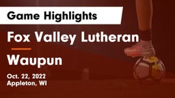 Fox Valley Lutheran  vs Waupun  Game Highlights - Oct. 22, 2022