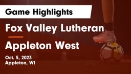 Fox Valley Lutheran  vs Appleton West  Game Highlights - Oct. 5, 2023