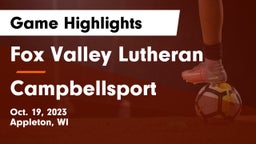 Fox Valley Lutheran  vs Campbellsport  Game Highlights - Oct. 19, 2023