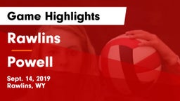 Rawlins  vs Powell  Game Highlights - Sept. 14, 2019