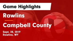 Rawlins  vs Campbell County Game Highlights - Sept. 28, 2019