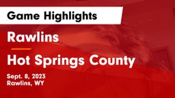 Rawlins  vs Hot Springs County  Game Highlights - Sept. 8, 2023