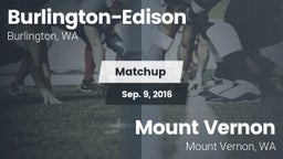 Matchup: Burlington-Edison vs. Mount Vernon  2016