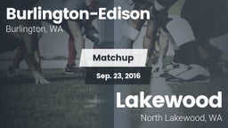 Matchup: Burlington-Edison vs. Lakewood  2016