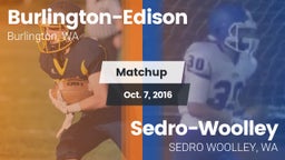 Matchup: Burlington-Edison vs. Sedro-Woolley  2016