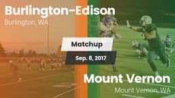 Matchup: Burlington-Edison vs. Mount Vernon  2017