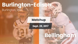 Matchup: Burlington-Edison vs. Bellingham  2017