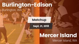 Matchup: Burlington-Edison vs. Mercer Island  2018