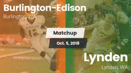 Matchup: Burlington-Edison vs. Lynden  2018