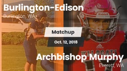 Matchup: Burlington-Edison vs. Archbishop Murphy  2018