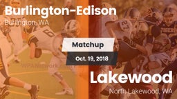 Matchup: Burlington-Edison vs. Lakewood  2018