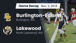 Recap: Burlington-Edison  vs. Lakewood  2018