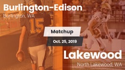 Matchup: Burlington-Edison vs. Lakewood  2019
