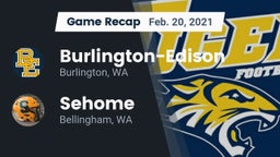 Recap: Burlington-Edison  vs. Sehome  2021