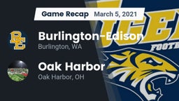 Recap: Burlington-Edison  vs. Oak Harbor  2021