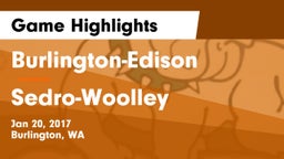 Burlington-Edison  vs Sedro-Woolley  Game Highlights - Jan 20, 2017